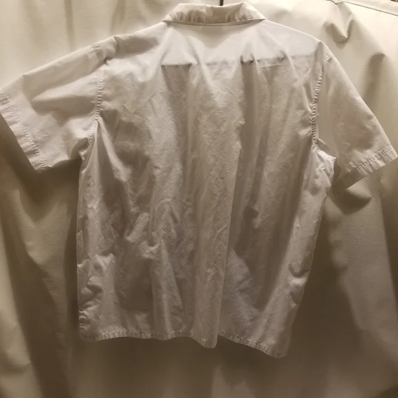 EUC Bobbie Brooks dragonfly embroidered white button down - Picture 4 of 4